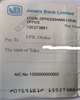01 - Pay-order for GSP Certificate